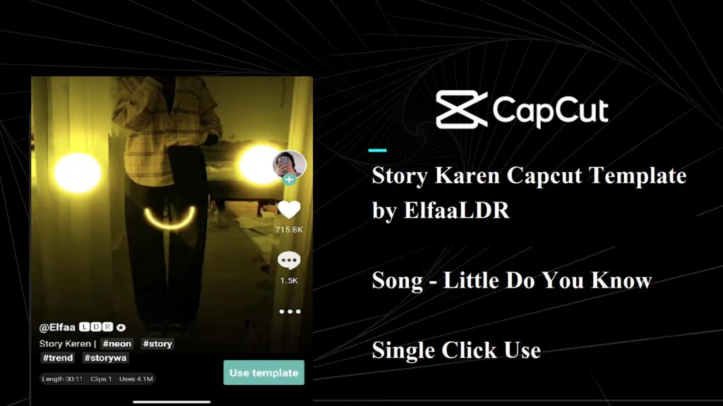 Story Keren Capcut Template by Elfaa For Tiktok 2023 to